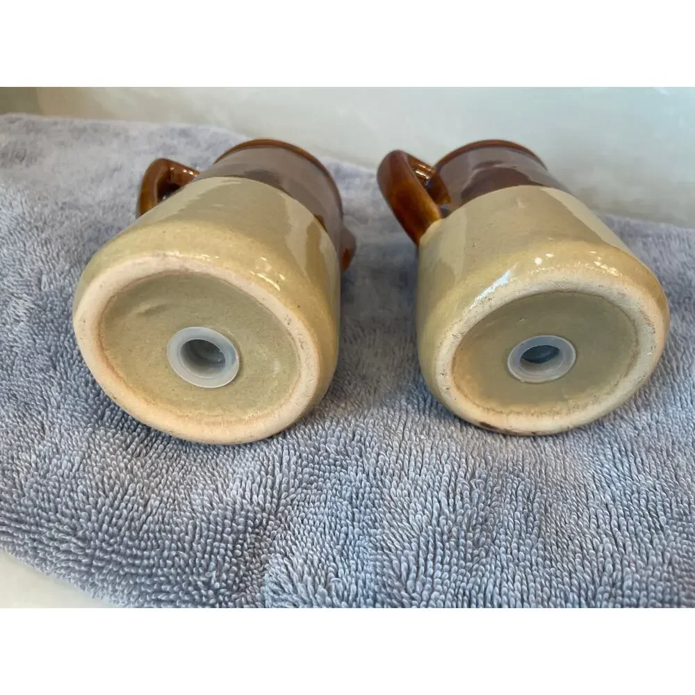 Stoneware Coffee Pot Salt & Peppers Shaker